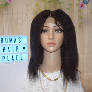 4×4 Lace Closure Afro Kinky Straight Wig