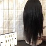 T-Part Natural Black Lace Front Wig